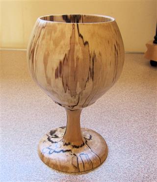 Spalted goblet by Tony Flood